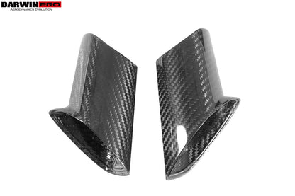 2015-2023 Lamborghini Huracan LP610 & LP580 & EVO & STO & PERFORMANTE Autoclave Carbon Fiber Mirror Housing Repalcement - DarwinPRO Aerodynamics