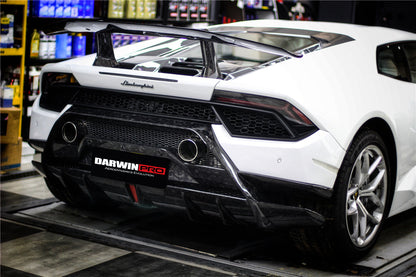 DarwinPRO 2015-2020 Lamborghini Huracan LP610 | LP580 | Performante Style Partial Carbon Rear Bumper - DarwinPRO Aerodynamics