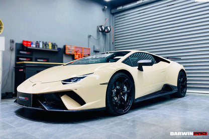 2015-2025 Lamborghini Huracan LP610 & LP580 & EVO & STO & Tecnica PEVO Style Side Skirts - DarwinPRO Aerodynamics