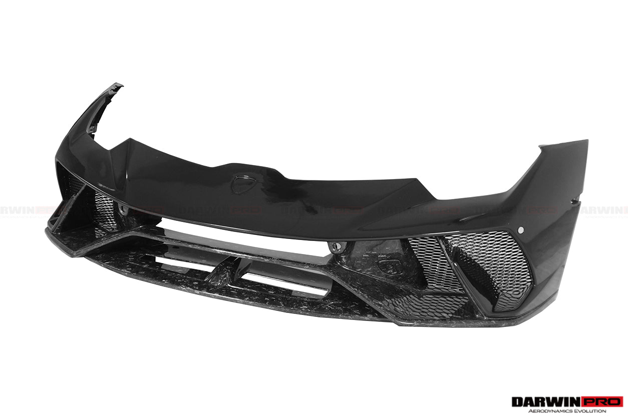 2015-2025 Lamborghini Huracan LP610 & LP580 & EVO & Tecnica Performante Style Partial Carbon Front Bumper - DarwinPRO Aerodynamics