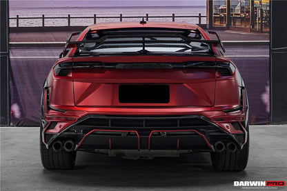 DarwinPRO 2018-2025 Lamborghini URUS BKSS Part Carbon Fiber Rear Bumper | Fits URUS, S, Performante