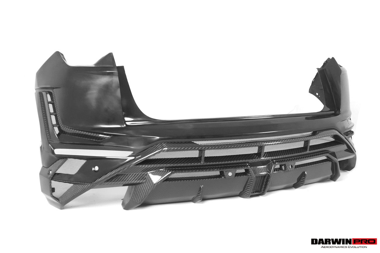 DarwinPRO 2018-2025 Lamborghini URUS BKSS Part Carbon Fiber Rear Bumper | Fits URUS, S, Performante