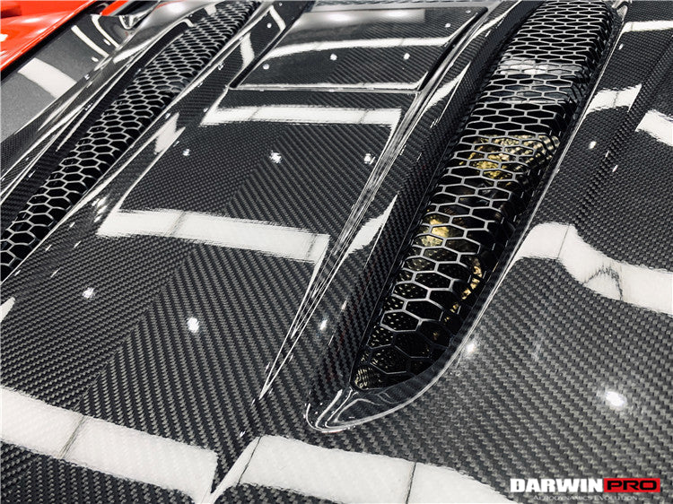 2015-2020 McLaren 540c 570s Coupe Autoclave Carbon Fiber Rear Engine Trunk Replacement - DarwinPRO Aerodynamics