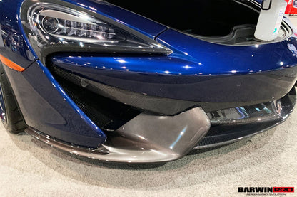2015-2020 McLaren 540c 570s Front Bumper Side Splitter - DarwinPRO Aerodynamics
