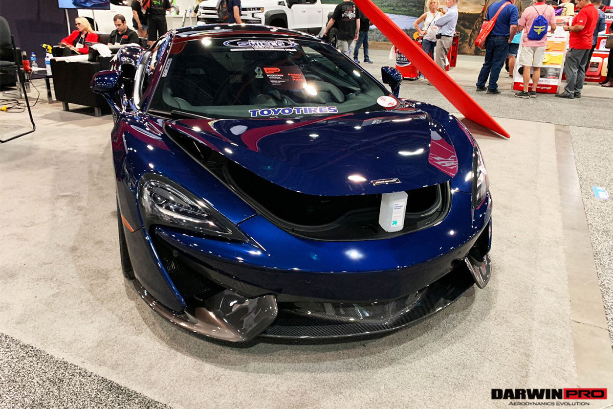 2015-2020 McLaren 540c 570s Front Bumper Side Splitter - DarwinPRO Aerodynamics