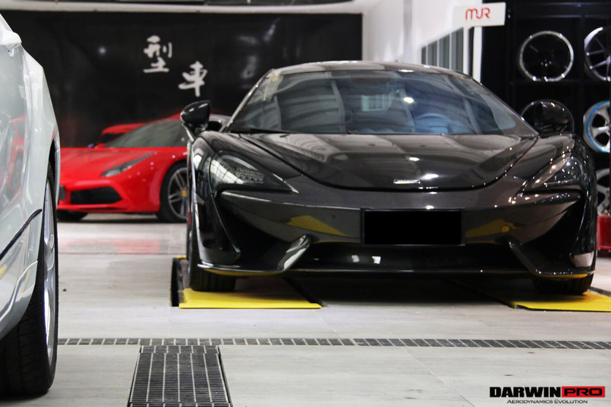 2015-2020 McLaren 540c 570s Front Bumper Side Splitter - DarwinPRO Aerodynamics
