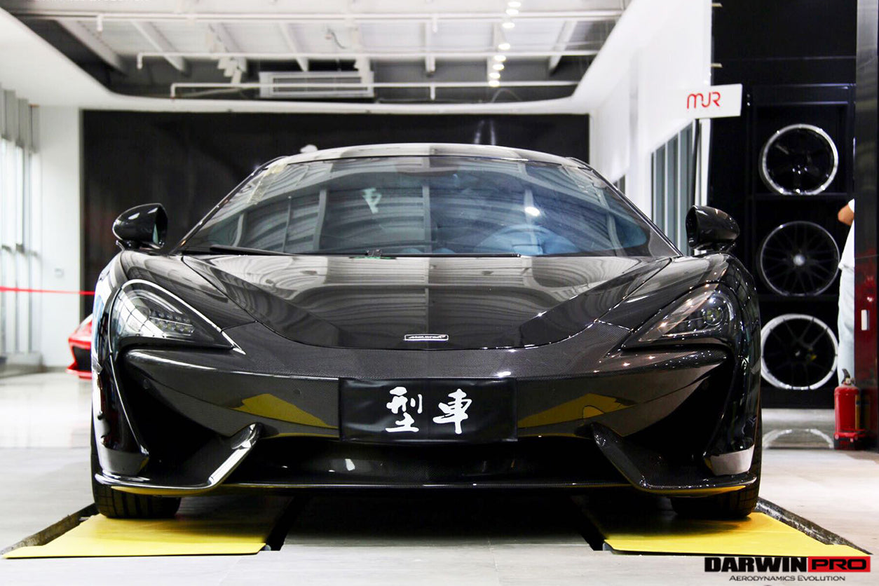 2015-2020 McLaren 540c 570s Front Bumper Side Splitter - DarwinPRO Aerodynamics
