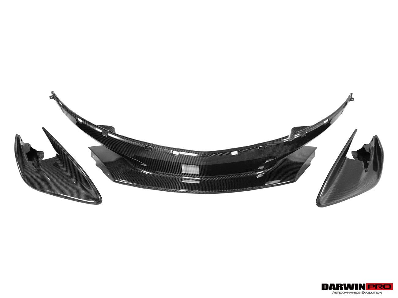 DarwinPRO 2018-2021 McLaren 600lt Carbon Fiber Front Bumper Lip - DarwinPRO Aerodynamics