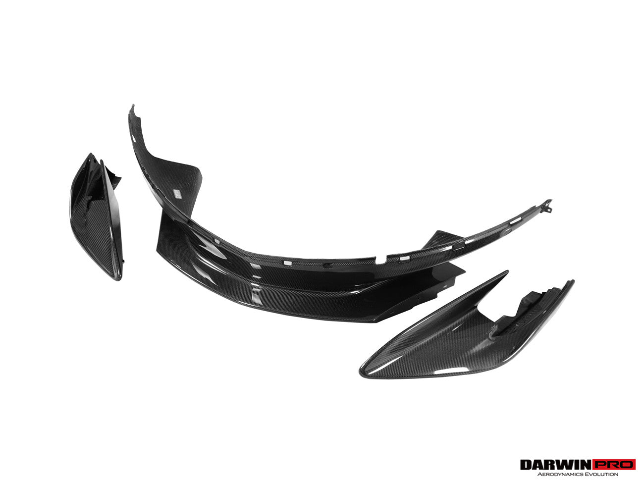 DarwinPRO 2018-2021 McLaren 600lt Carbon Fiber Front Bumper Lip - DarwinPRO Aerodynamics