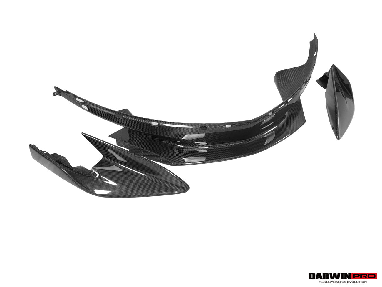 DarwinPRO 2018-2021 McLaren 600lt Carbon Fiber Front Bumper Lip - DarwinPRO Aerodynamics