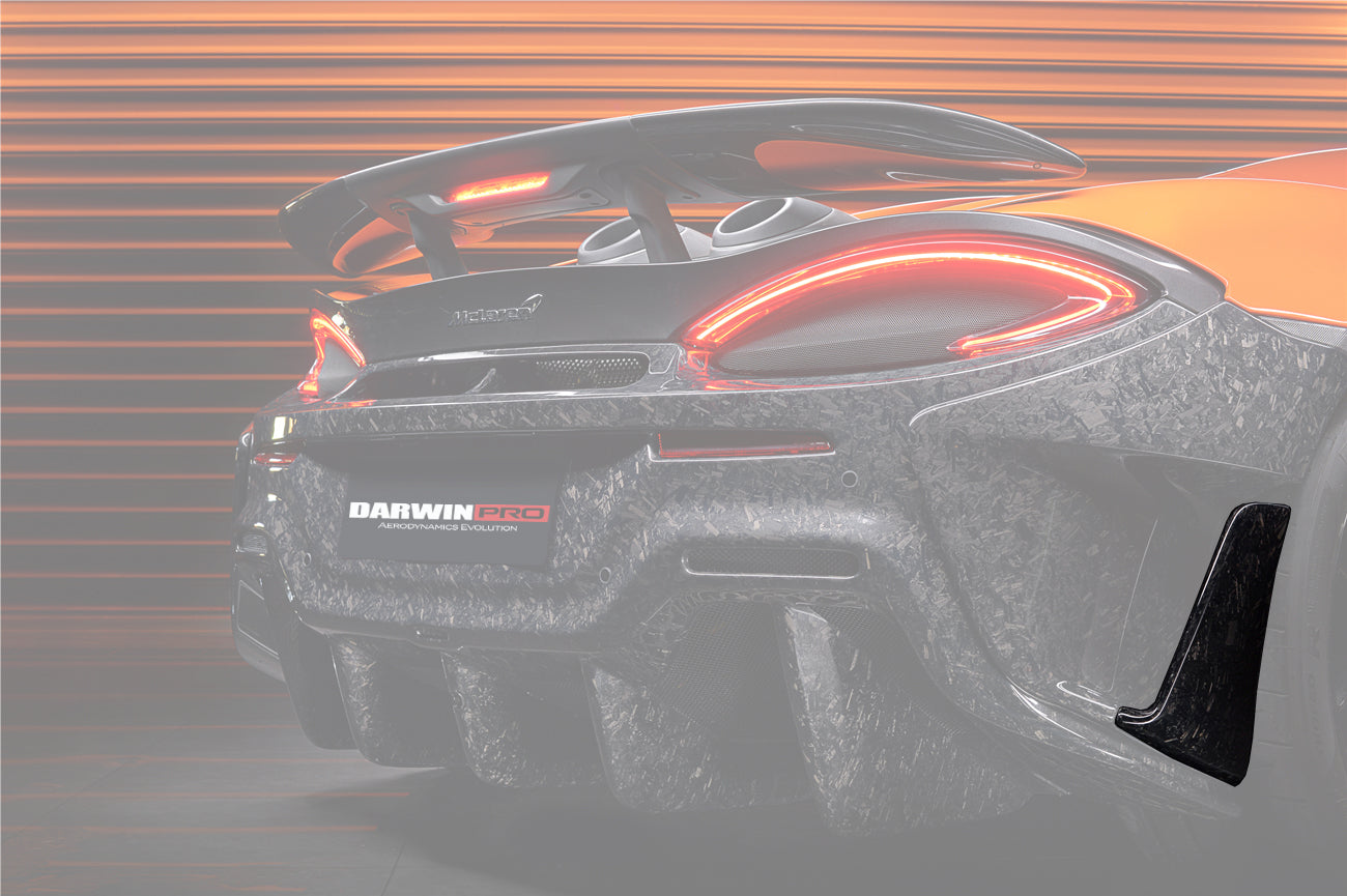 2018-2021 McLaren 600lt Carbon Fiber Rear Bumper Side Canards