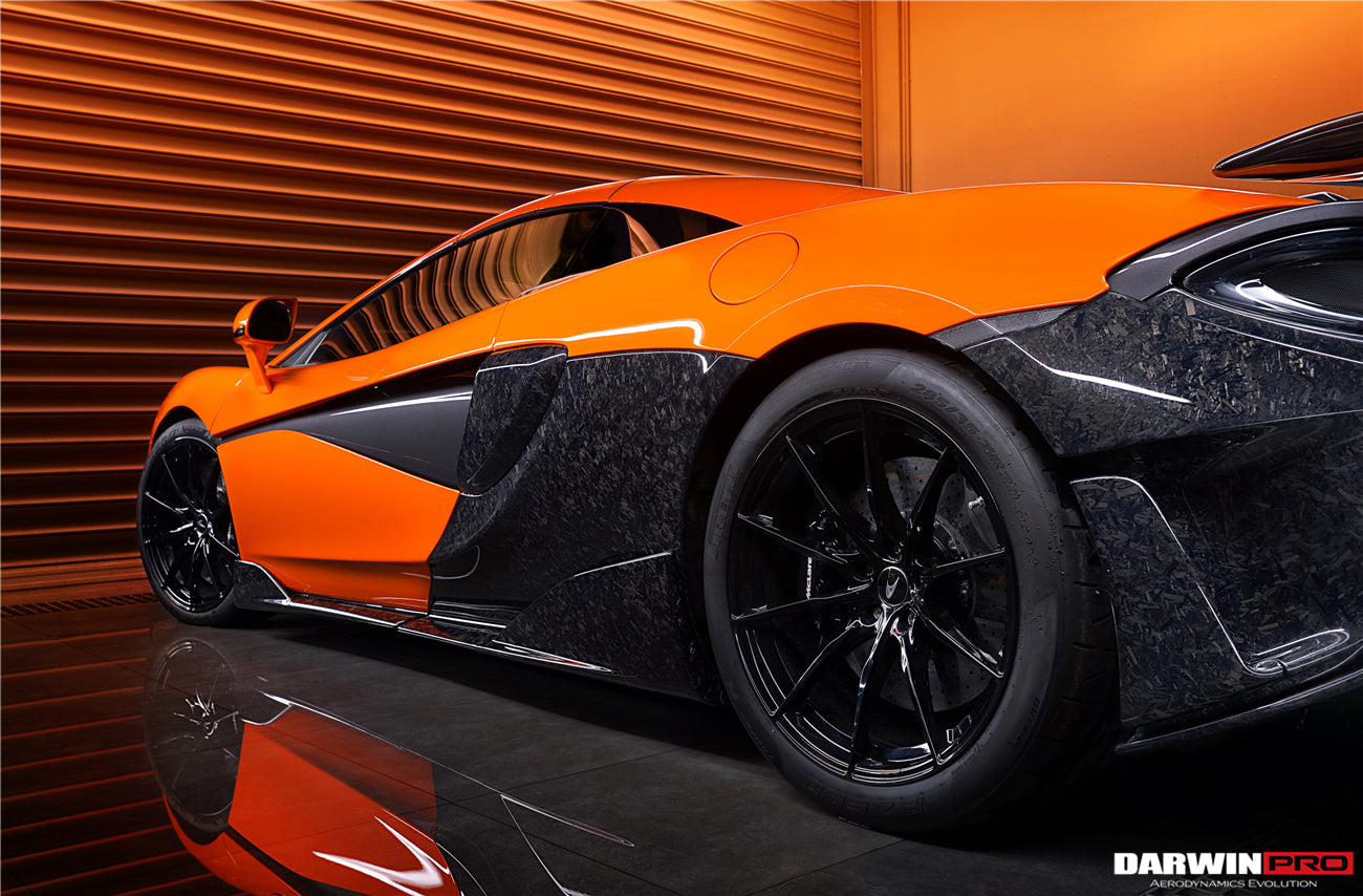 2018-2021 McLaren 600lt Carbon Fiber Rear Bumper Side Canards