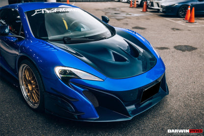 DarwinPRO 2014-2017 McLaren 650S Convert 675LT Style Front Bumper - DarwinPRO Aerodynamics