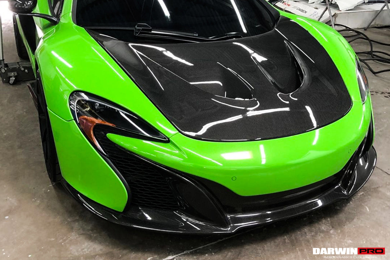 DarwinPRO 2014-2017 McLaren 650S Convert 675LT Style Front Bumper - DarwinPRO Aerodynamics