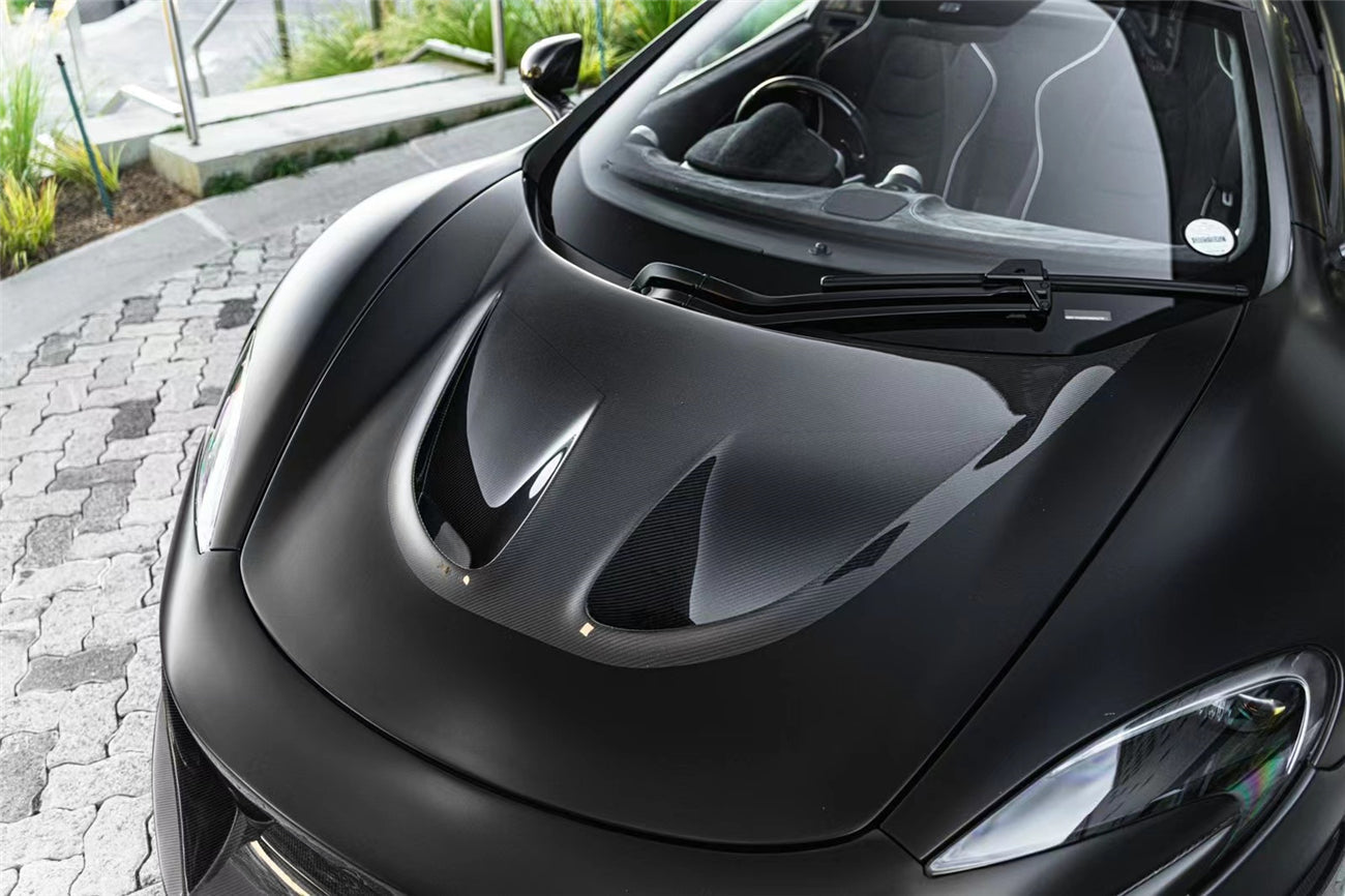 2014-2017 McLaren 650S P1 Style Carbon Fiber Hood - DarwinPRO Aerodynamics