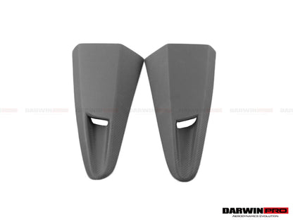 2011-2017 McLaren 650s & 12C BKSS Style Carbon Fiber Quarter Window Scoops - DarwinPRO Aerodynamics