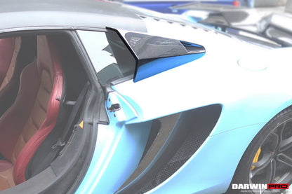 2011-2017 McLaren 650s & 12C BKSS Style Carbon Fiber Quarter Window Scoops - DarwinPRO Aerodynamics