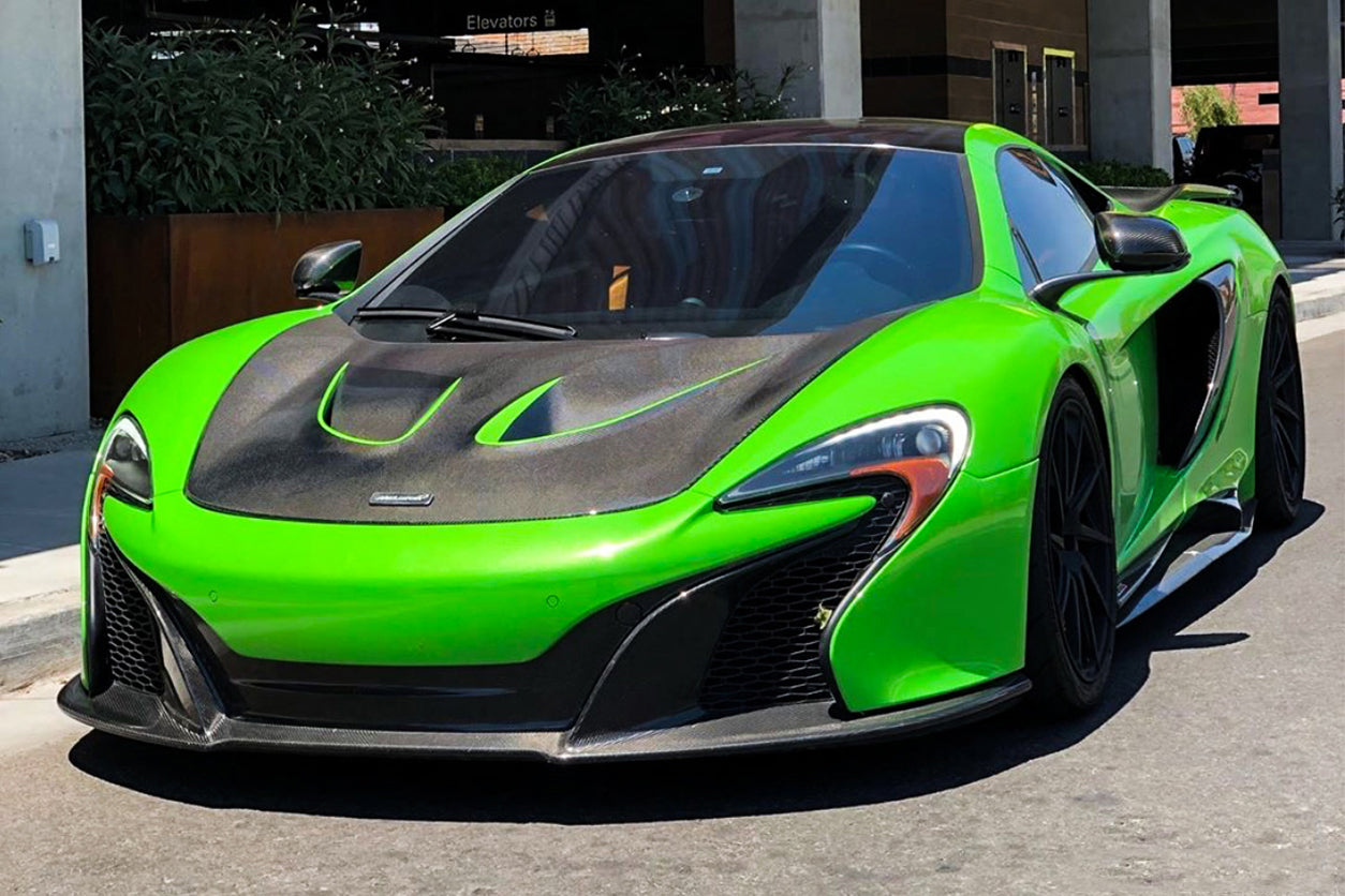 2014-2017 McLaren 650s Coupe and Spider OEM Style Carbon Fiber Front Lip