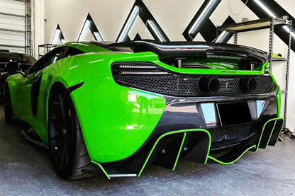 2014-2017 McLaren 650s Carbon Fiber Rear Bumper - DarwinPRO Aerodynamics