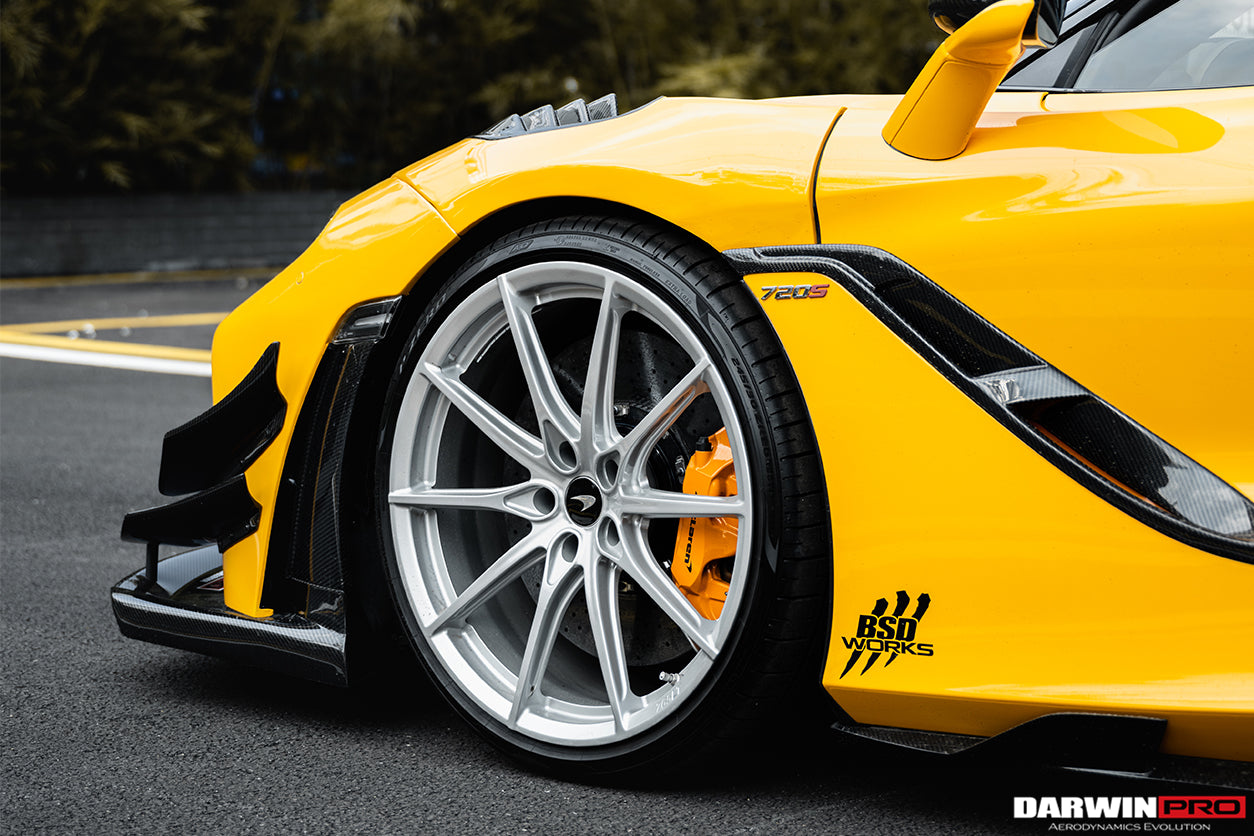 2017-2023 McLaren 720s Se²NWB Style Carbon Fiber Side Door Trims - DarwinPRO Aerodynamics