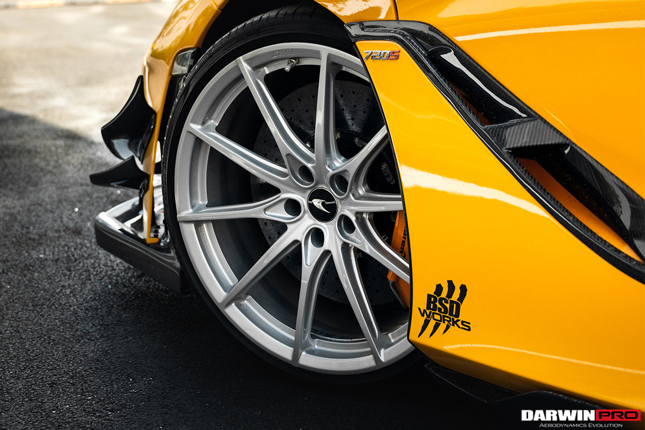 2017-2023 McLaren 720s Se²NWB Style Carbon Fiber Side Door Trims - DarwinPRO Aerodynamics