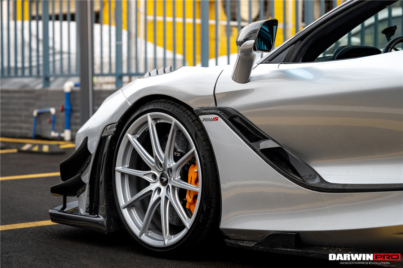 2017-2023 McLaren 720s Se²NWB Style Carbon Fiber Side Door Trims - DarwinPRO Aerodynamics