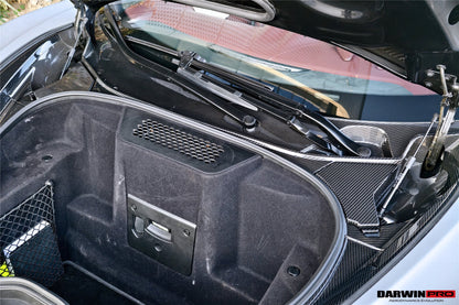 2019-UP McLaren GT OEM Style Autoclave Carbon Fiber Front Trunk Opening Surround Trim Set | Fits GT, GTS