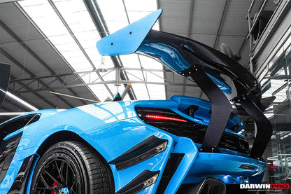 2011-2017 McLaren MP4 12C 650S Rebel Performance Style Carbon Fiber Trunk Spoiler Wing - DarwinPRO Aerodynamics