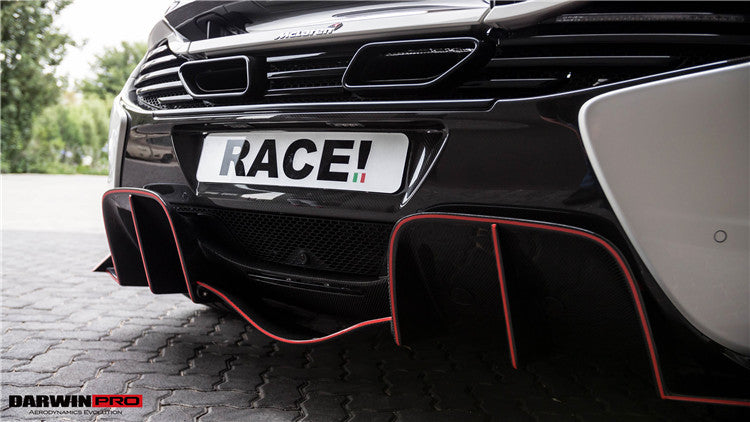 2011-2017 McLaren MP4 12C 650s BKSS Style Rear Diffuser - DarwinPRO Aerodynamics