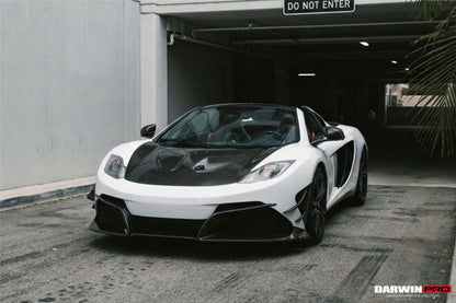 2011-2014 McLaren MP4 12C Rebel Performance Style Partial Carbon Fiber Front Bumper With Lip - DarwinPRO Aerodynamics