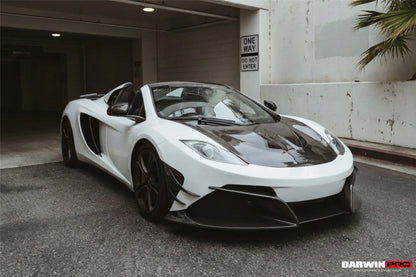 2011-2014 McLaren MP4 12C Rebel Performance Style Partial Carbon Fiber Front Bumper With Lip - DarwinPRO Aerodynamics