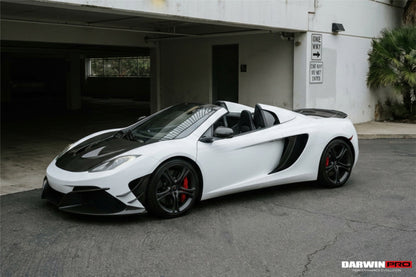 2011-2014 McLaren MP4 12C Rebel Performance Style Partial Carbon Fiber Front Bumper With Lip - DarwinPRO Aerodynamics