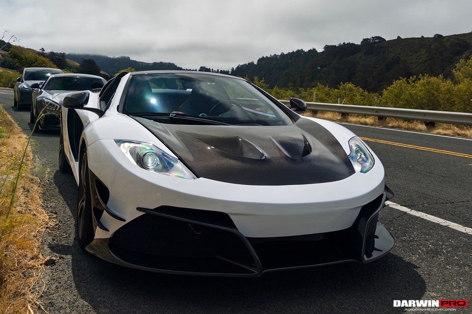 2011-2014 McLaren MP4 12C Rebel Performance Style Partial Carbon Fiber Full Body Kit - DarwinPRO Aerodynamics