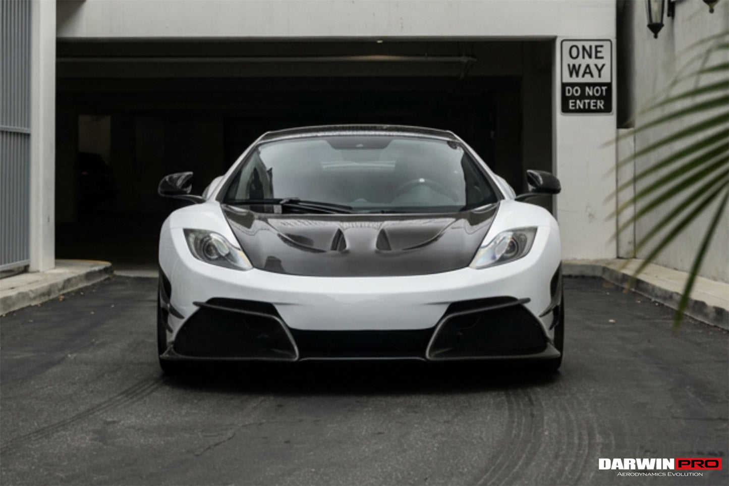 2011-2014 McLaren MP4 12C Rebel Performance Style Partial Carbon Fiber Front Bumper With Lip - DarwinPRO Aerodynamics