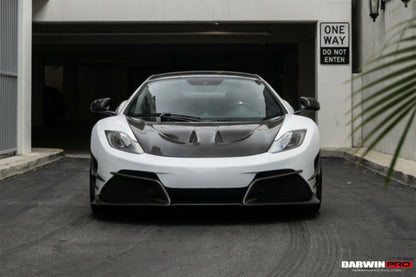 2011-2014 McLaren MP4 12C Rebel Performance Style Partial Carbon Fiber Front Bumper With Lip - DarwinPRO Aerodynamics