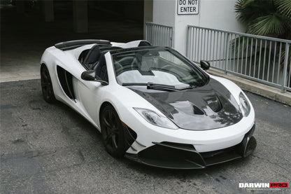 2011-2014 McLaren MP4 12C Rebel Performance Style Partial Carbon Fiber Front Bumper With Lip - DarwinPRO Aerodynamics
