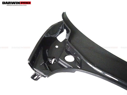 2015-2020 McLaren 540c 570s 570gt Autoclave Carbon Fiber Front Hood Opening Inner Trim - DarwinPRO Aerodynamics