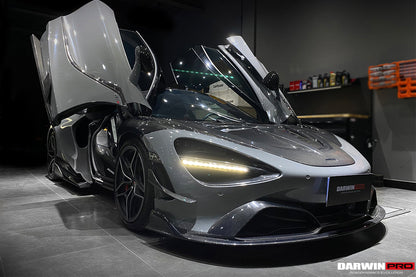 2017-2023 McLaren 720s Se²NWB Style Carbon Fiber Front Lip - DarwinPRO Aerodynamics