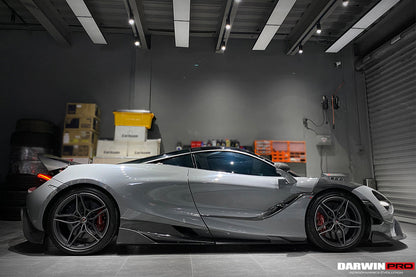 2017-2023 McLaren 720s Se²NWB Style Carbon Fiber Side Door Trims