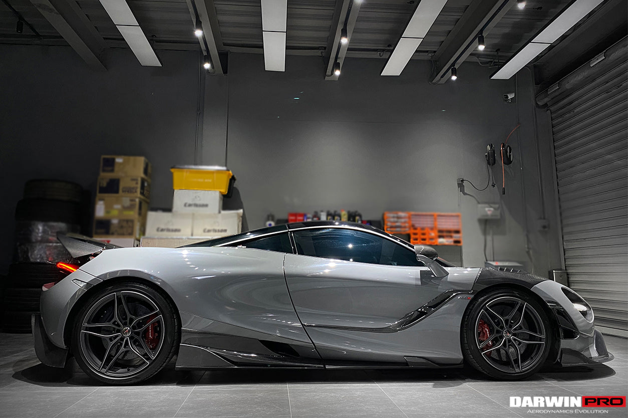 2017-2023 McLaren 720s Se²NWB Style Carbon Fiber Side Skirts