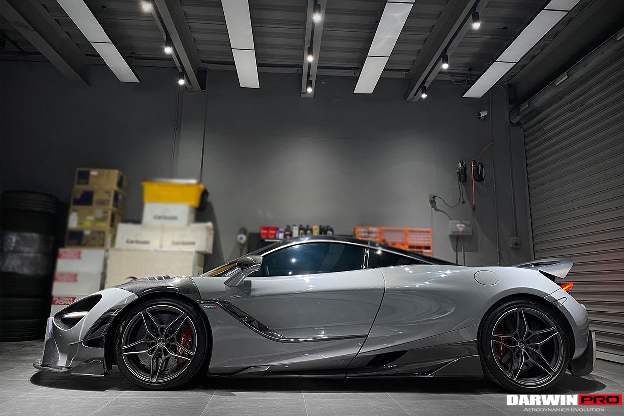 2017-2023 McLaren 720s Se²NWB Style Carbon Fiber Side Skirts