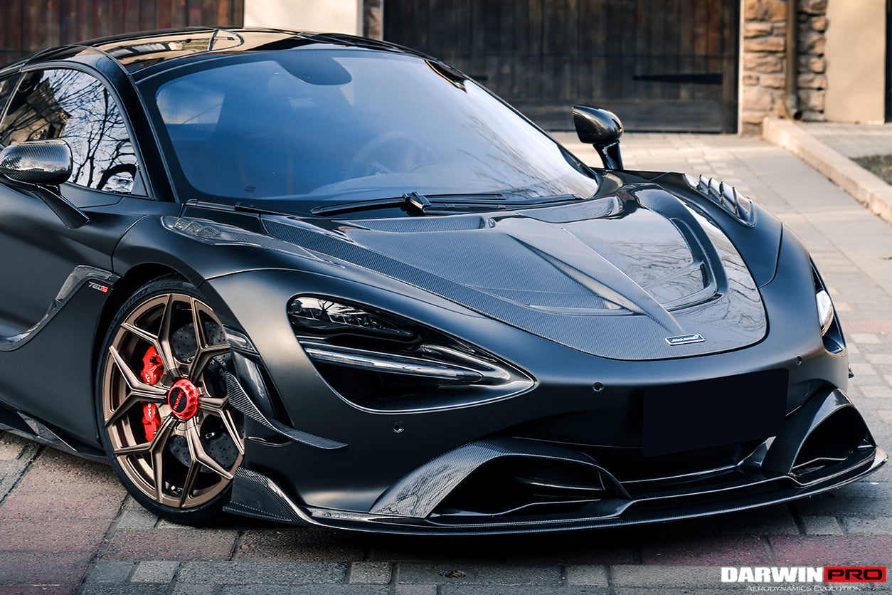 2017-2023 McLaren 720s Se²NWB Style Carbon Fiber Front Lip - DarwinPRO Aerodynamics