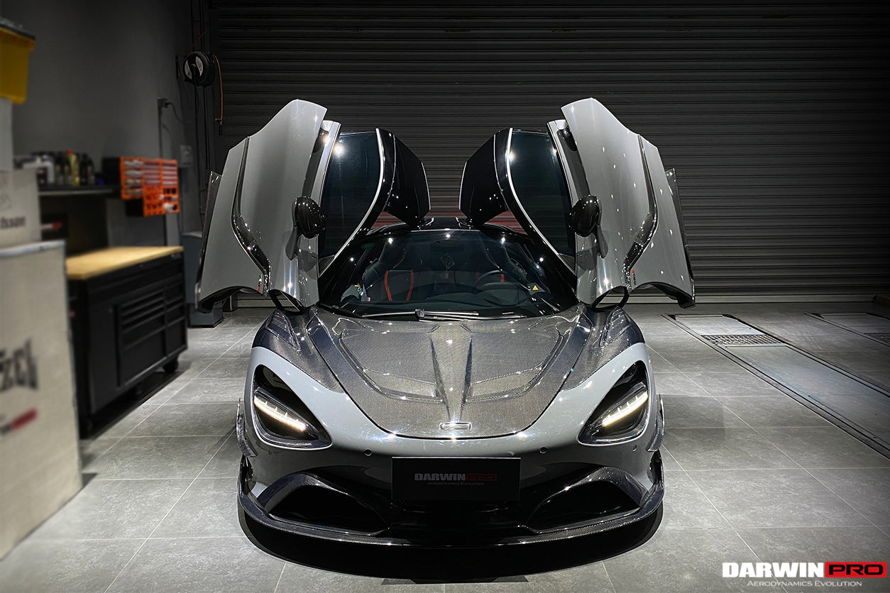 2017-2023 McLaren 720s Se²NWB Style Carbon Fiber Front Lip - DarwinPRO Aerodynamics