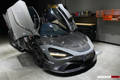 2017-2023 McLaren 720s Se²NWB Style Carbon Fiber Front Lip - DarwinPRO Aerodynamics