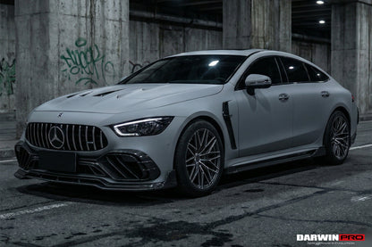 DarwinPRO 2019-2024 Mercedes Benz AMG GT50 GT53 GT43 4Door Coupe X290 IMP Performance Carbon Fiber Front Bumper Vent Trims