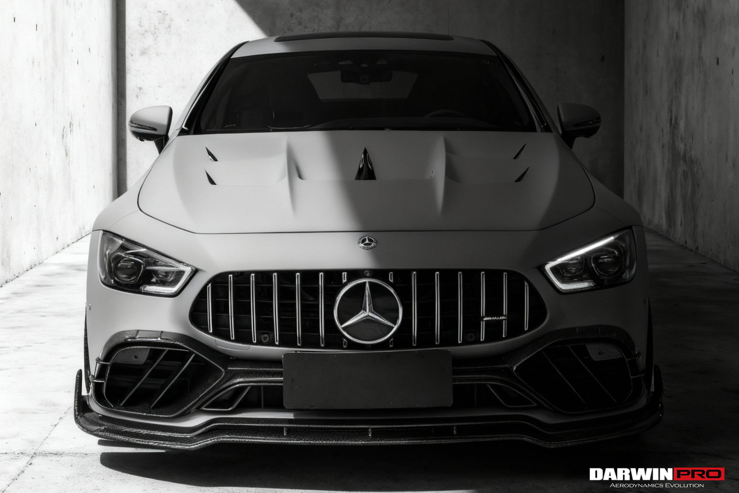 DarwinPRO 2019-2024 Mercedes Benz AMG GT50 GT53 GT43 4Door Coupe X290 IMP Performance Carbon Fiber Front Bumper Lip Splitter - DarwinPRO Aerodynamics