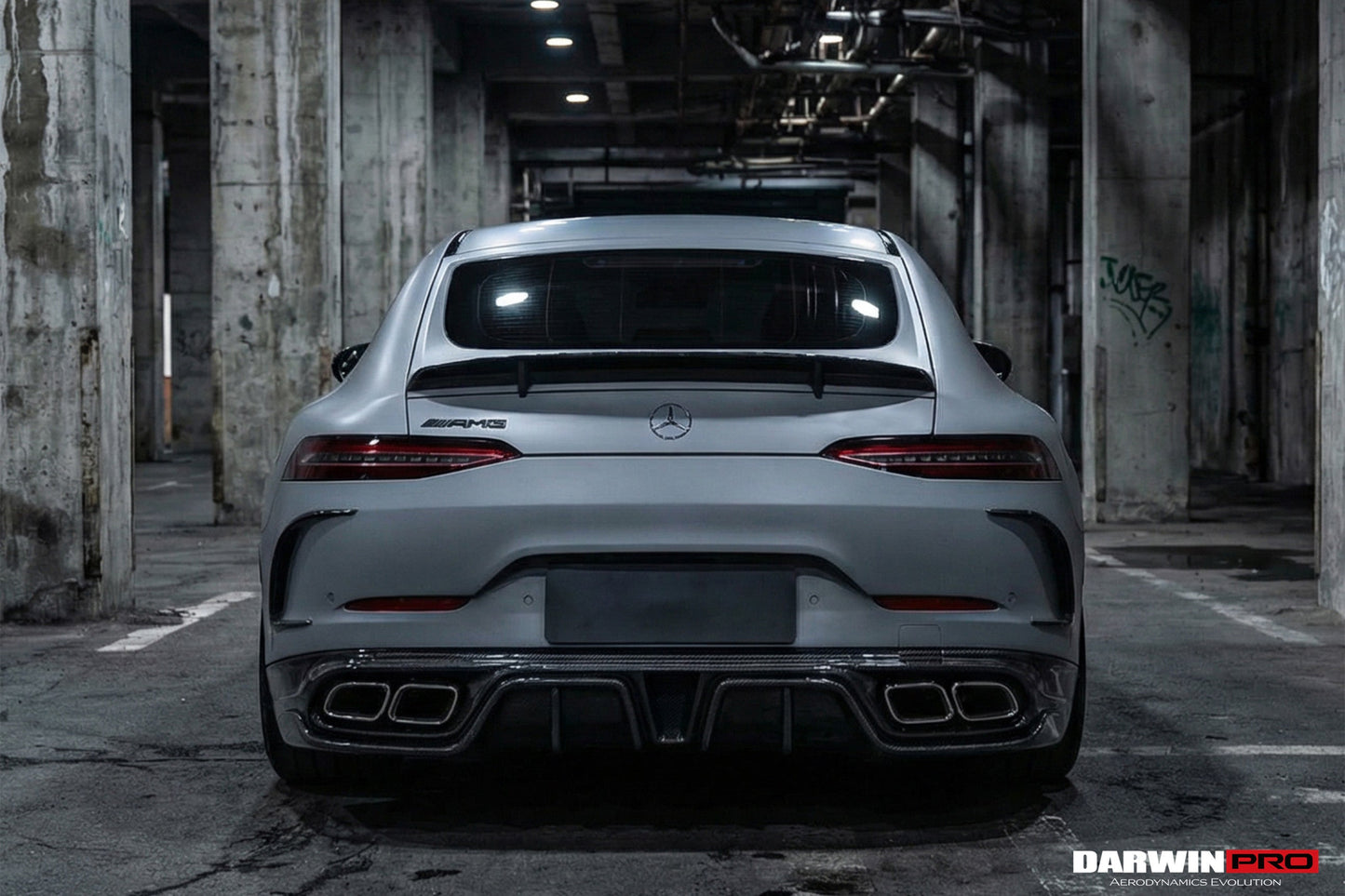 DarwinPRO 2019-2024 Mercedes Benz AMG GT50 GT53 GT43 4Door Coupe X290 IMP Performance Rear Bumper Canards