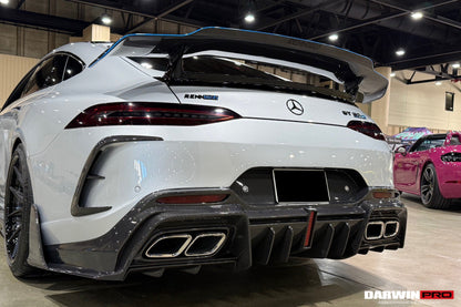 DarwinPRO 2019-2024 Mercedes Benz AMG GT50 GT53 GT43 GT63 GT63S 4Door Coupe X290 IMP Ver.2 Design Part Carbon Fiber Rear Bumper