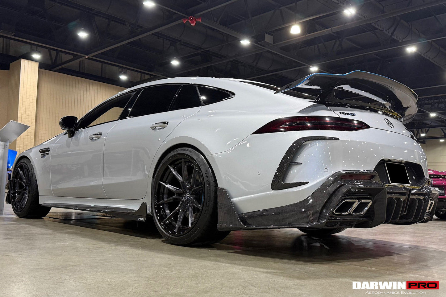 DarwinPRO 2019-2024 Mercedes Benz AMG GT50 GT53 GT43 GT63 GT63S 4Door Coupe X290 IMP Ver.2 Design Part Carbon Fiber Rear Bumper