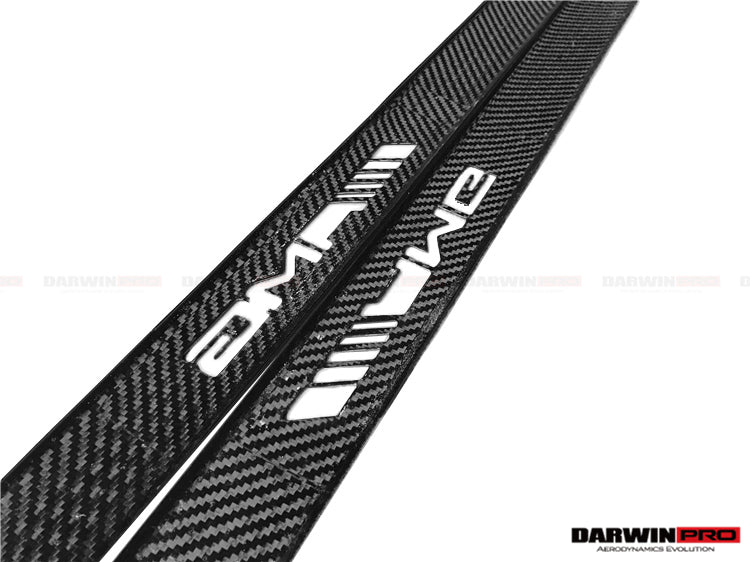 2014-2021 Mercedes Benz C217 S63 S65 AMG Coupe Autoclave Carbon Fiber Door Sills Steps Cover - DarwinPRO Aerodynamics
